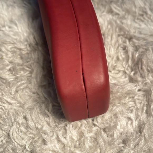 Ray-Ban Eyeglasses Sunglasses Case Burgandy Hard Shell Clamshell Silver Logo - Picture 6 of 13